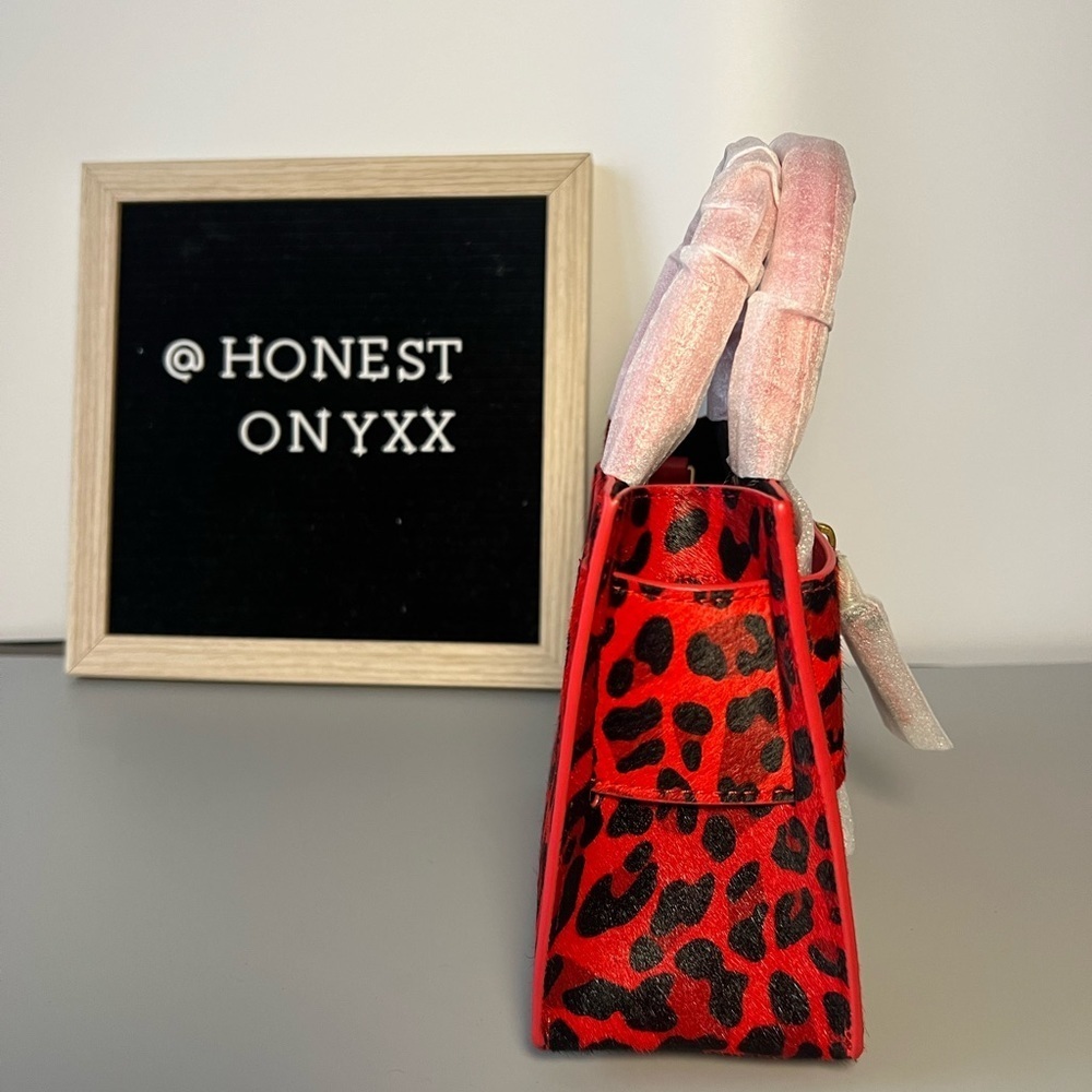 Brandon Blackwood red leopard pony hair kuei bag - Picture 6 of 10